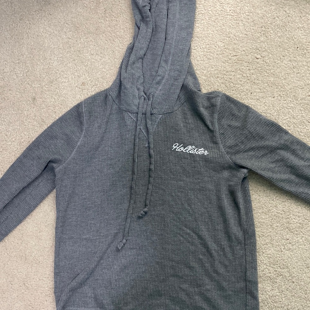 Knitted, hooded, long sleeve